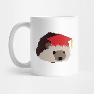 Graduation Hedgehog - Red Cap Mug